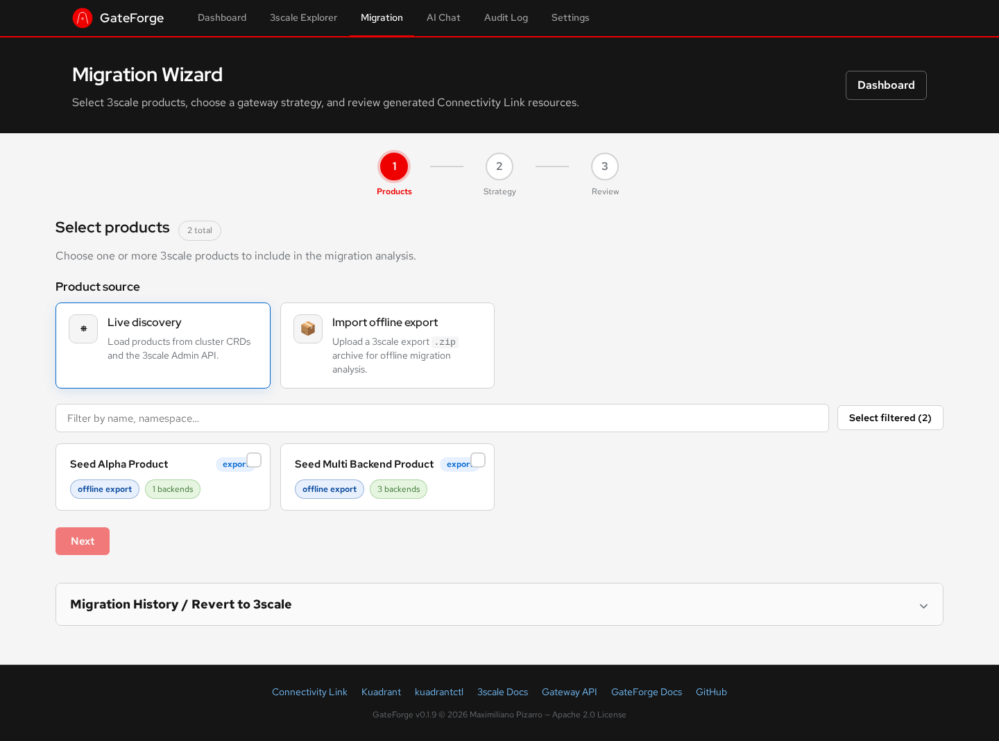 Migration Wizard